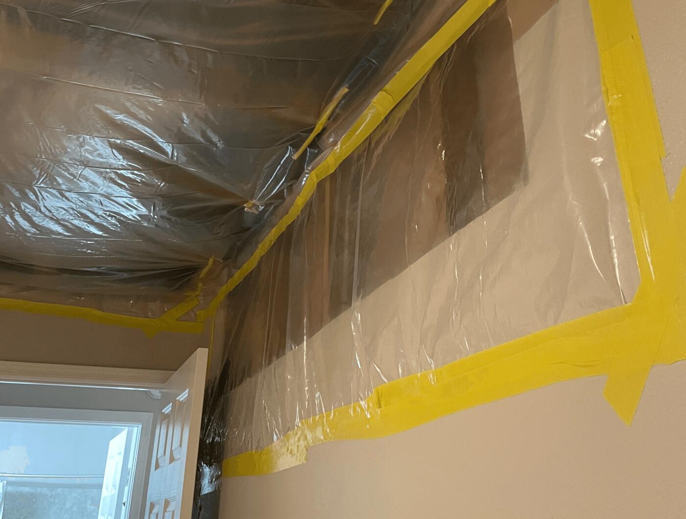 Completed structural drying project