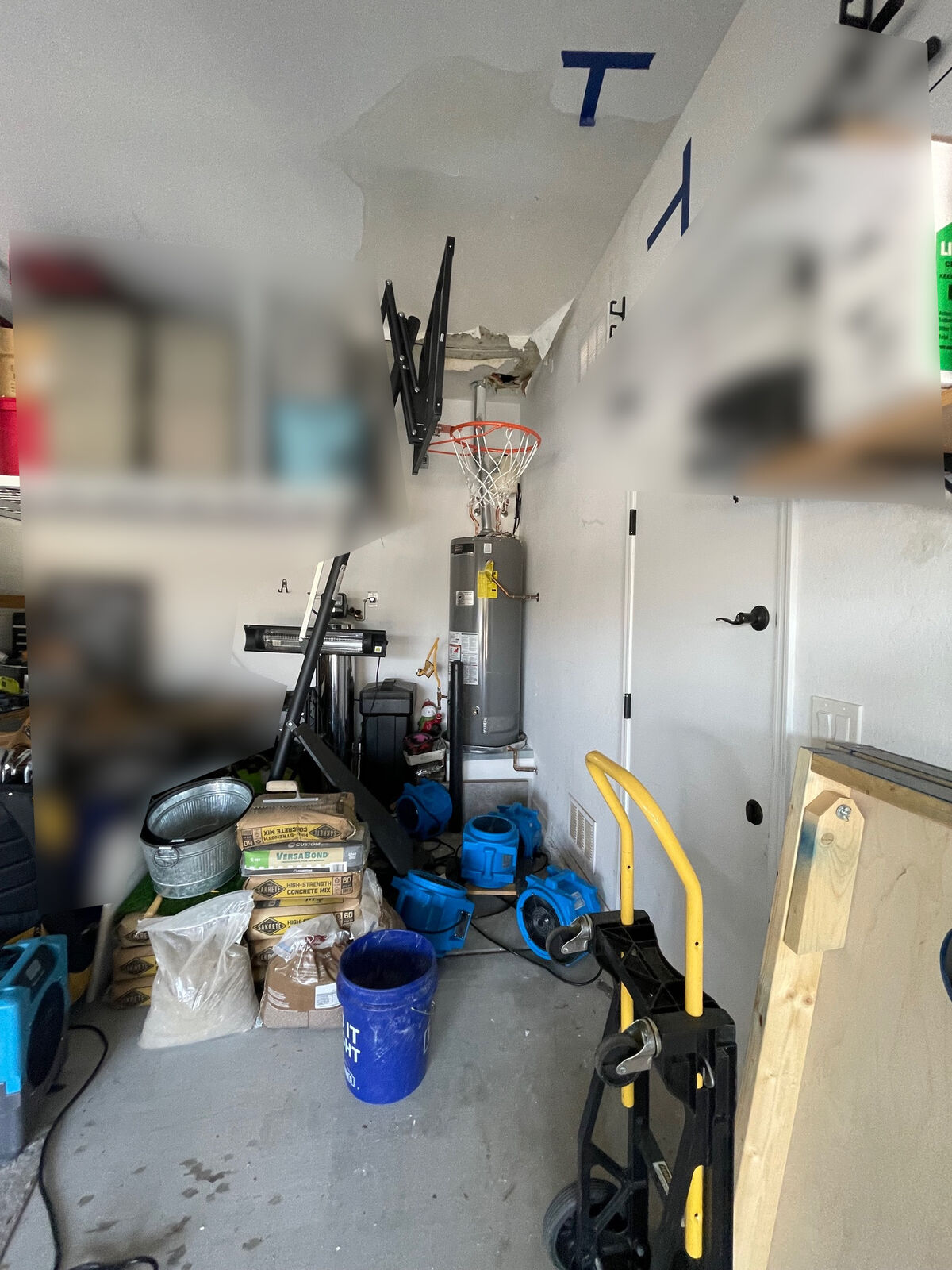 Water damage restoration job photo from Buckeye, AZ