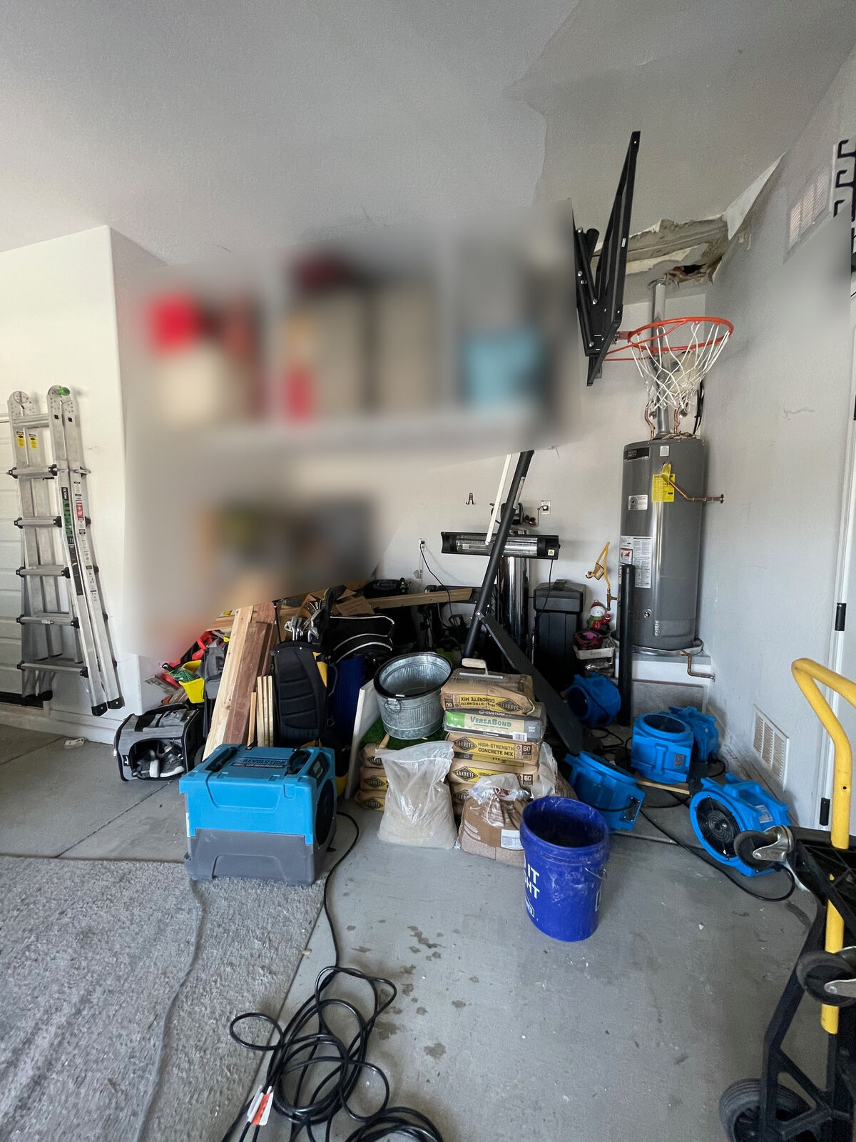Water damage restoration job photo from Buckeye, AZ
